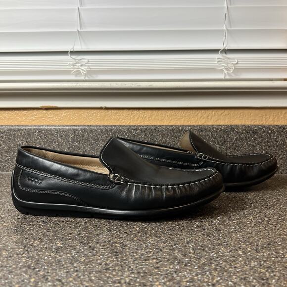Ecco Black Leather Loafers main image 6